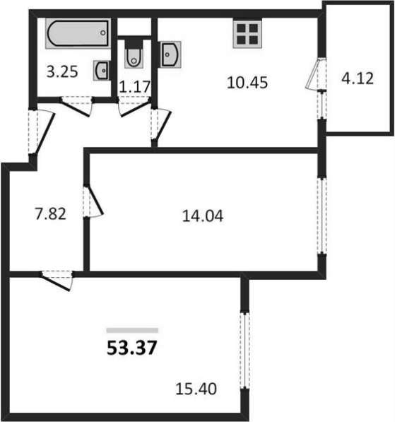 Продам двухкомнатную квартиру в Волгоград.Жилая площадь 53,37 кв.м.Этаж 1.