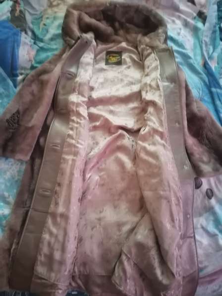 Шуба мутоновая натуральная в Красноярске фото 6