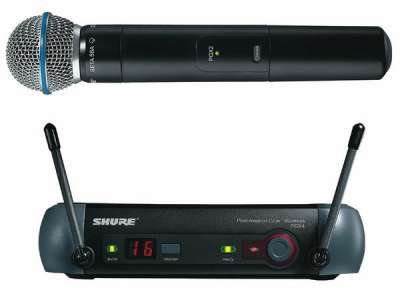 микрофон SHURE PGX24/BETA58A радио