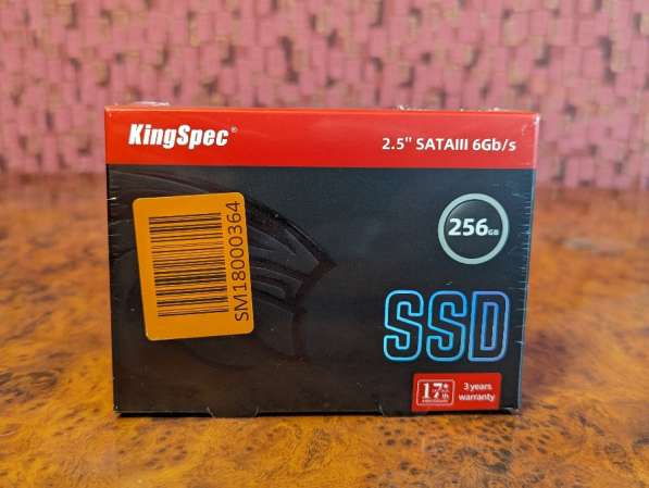 Новый SSD диск KingSpec P3-256 gb