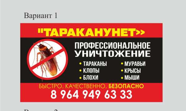 Профессиональное уничтожение тараканов в Сочи