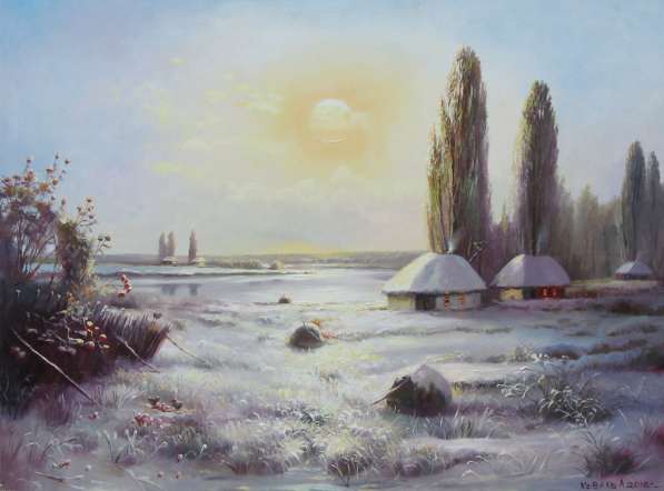 Украинский хутор зимой