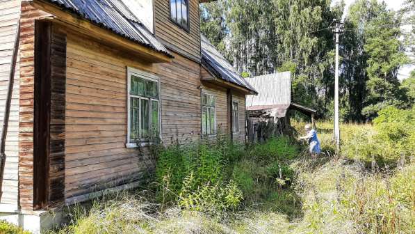 Бревенчатый дом на участке 1 гектар рядом с небольшим озером в Пскове фото 5