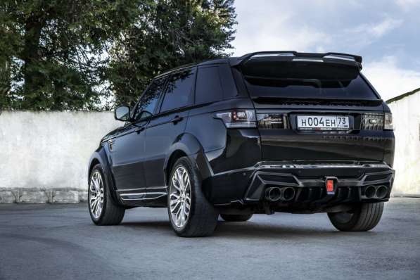 Custom trunk mid spoiler for Land Rover Range Rover Sport в фото 8