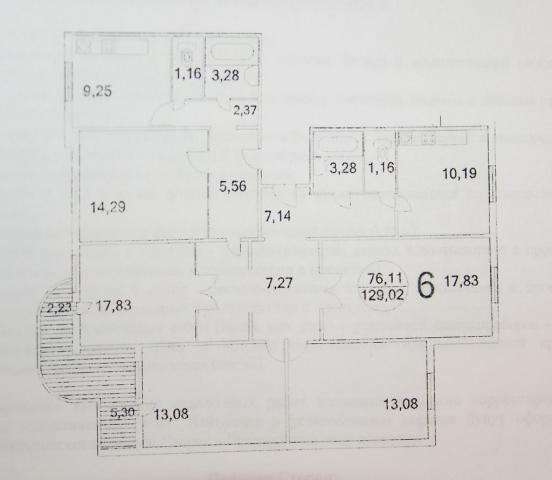 Сдам многомнатную квартиру в Москве. Жилая площадь 129 кв.м. Этаж 3. Есть балкон. в Москве