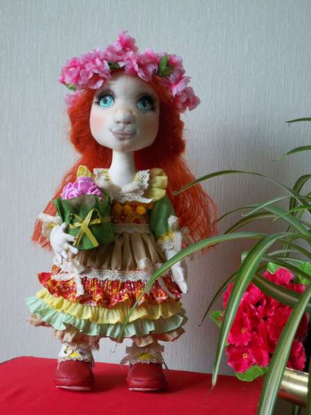 Текстильная интерьерная кукла АЛЁНКА. Россия в Тольятти