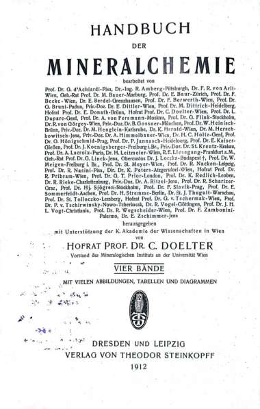 Фолиант - Hundbuch der Mineralchemie I 1912 в Москве фото 9