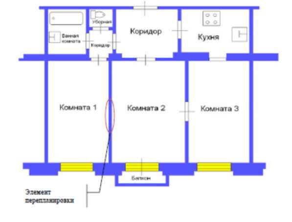 Продам трехкомнатную квартиру в Москве. Этаж 8. Дом кирпичный. Есть балкон. в Москве фото 5