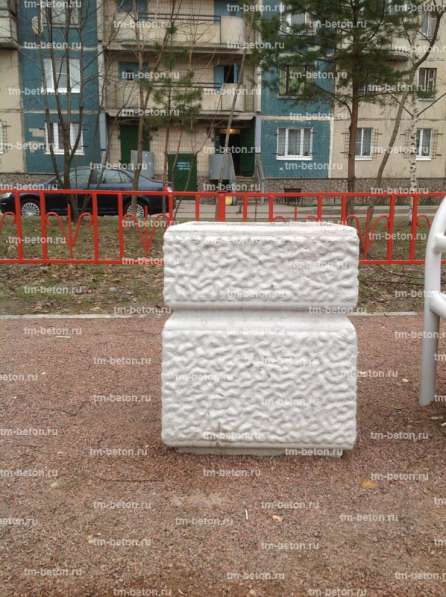Бетонные скамейки, урны, вазоны, заборы в Санкт-Петербурге фото 7