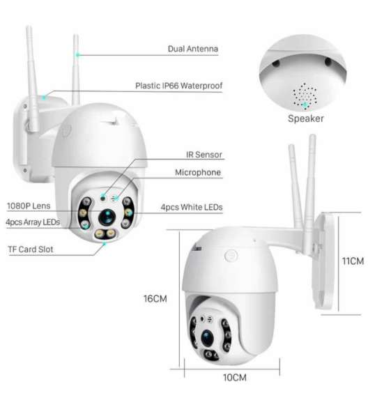 Камера видеонаблюдения wifi Smart camera 1080 в Москве фото 15