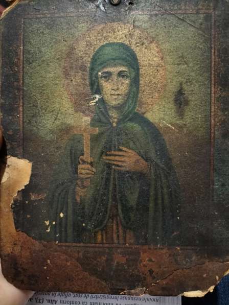 Продам старинную икону свМученица Зинаида Тарсийская