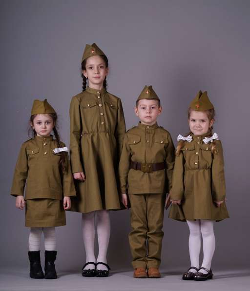 Детская военная форма на парад оптом