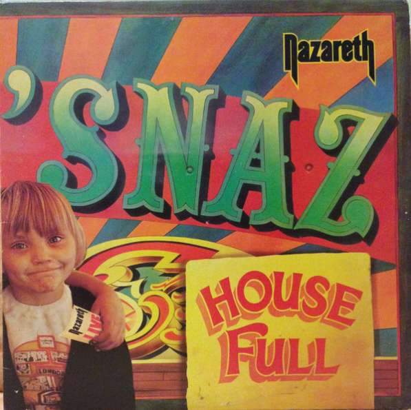 пластинка NAZARETH " 'Snaz " 1981 Germany