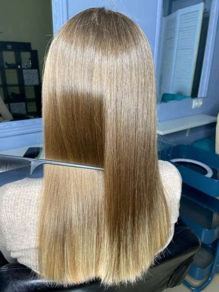Кератиновое выпрямление волос в Омске фото 4
