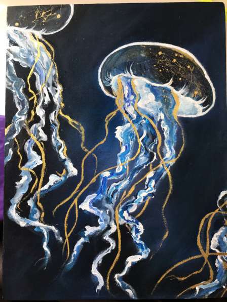 Картина интерьерная. Медузы
