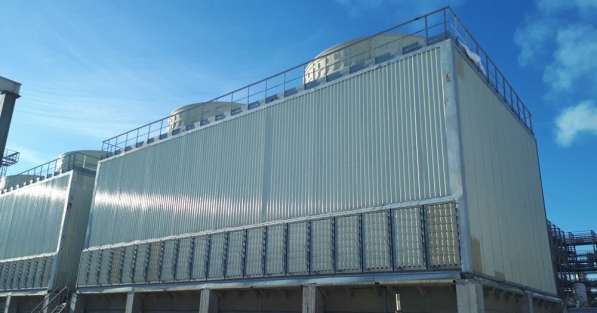 Стеклопластиковая обшивка Градирен