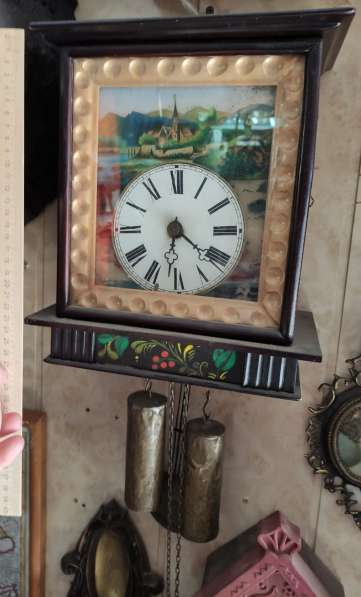 Часы настенные ходики, в деревянном корпусе, старинные в Ставрополе фото 6