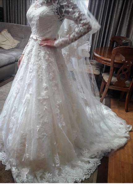Продам Новое Свадебное Платье с Фатой в фото 5