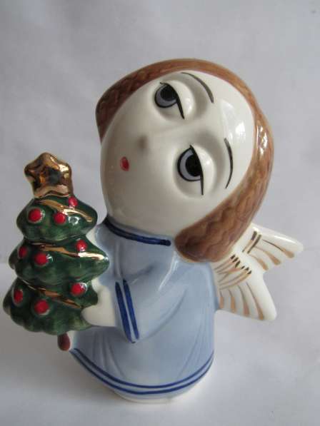 Ангел Рождество статуэтка авторская керамика Вербилки