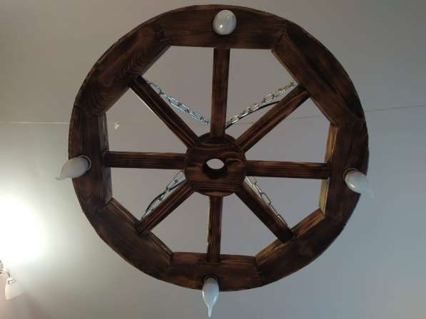 Люстра потолочная колесо в Москве фото 6