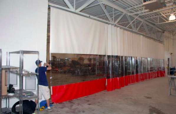 ПВХ шторы для больших ангаров в Подольске фото 5