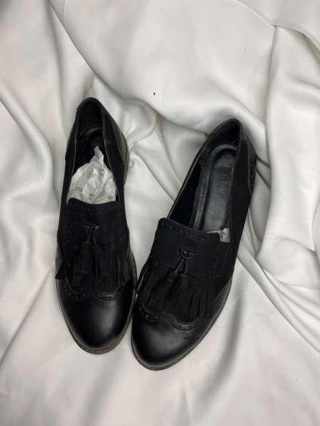 Ботинки чёрные кожаные Graceland 41 размер в Москве фото 4