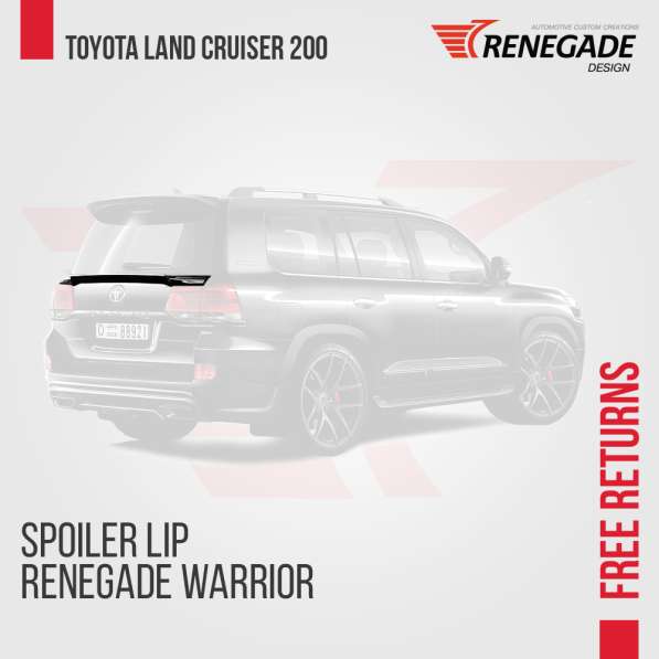 Spoiler lip para Toyota Land Cruiser "Renegade