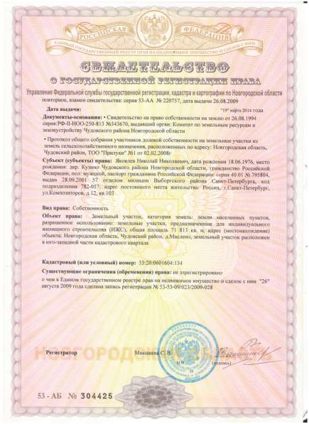 Участок 7.18 га (ИЖС) в Санкт-Петербурге фото 7