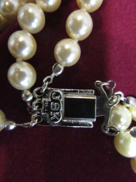Ожерелье из перламутрового жемчуга с тройной нитью в Выборге фото 4