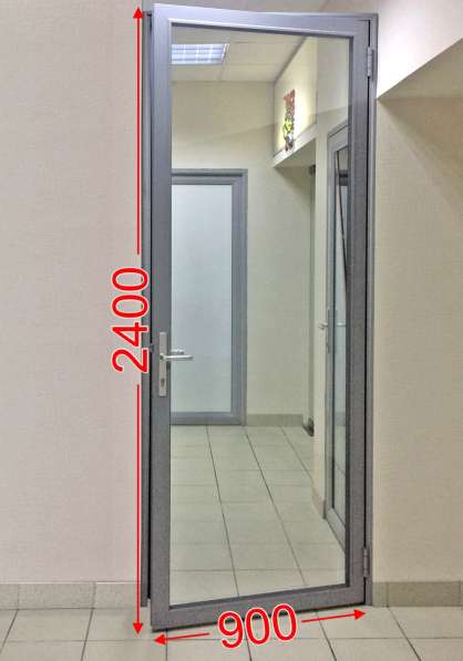 Межкомнатные (офисные) двери на базе алюминиевого профиля