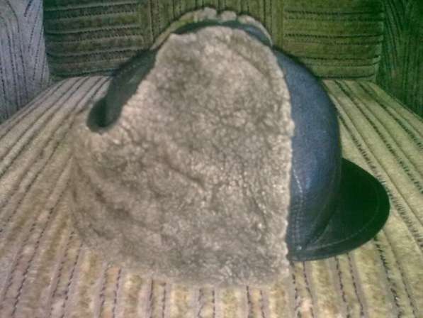 Продается кожаная шапка мех натуральный в Волгограде фото 4
