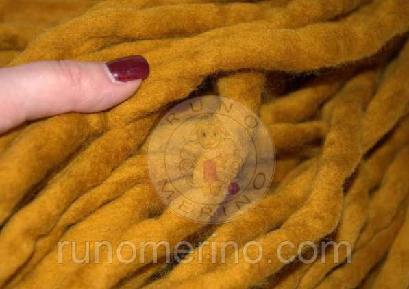 Объёмная пряжа, цвет №34 ЯНТАРЬ в 