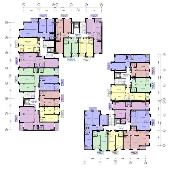 AK-building. ЖК Аманат. 1-2-3 квартиры с котлована в фото 4