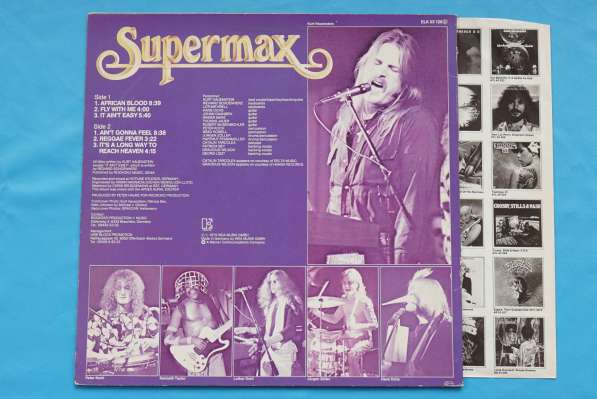 SUPERMAX - Fly With Me 1979 Elektra Germany в Екатеринбурге фото 8