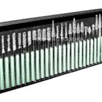 Гравировальные головки по камню гальваника набор (30 шт) цанга 3мм, в Москве