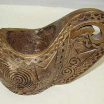 Соусница чаша декоративная резьба по дереву (Q106), в Москве