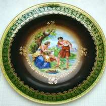 Тарелка фарфоровая, декоративная (V591), в Москве