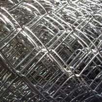 Сетка Рабица оцинкованная в рулонах, в Гатчине