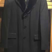 Пальто зимнее с воротником из овчины, в Северодвинске