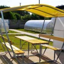 Беседки с лавочками и столиком, в Краснодаре