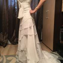 Шифоновое свадебное платье, в Москве