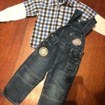 Детские джинсы OshCosh и рубашка Carter’s. Все на 2 года, в Москве
