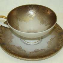 Seltmann чайная пара чашка с блюдцем фарфоровые старинные (W294), в Москве