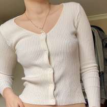 Лонгслив молочного цвета, в Москве