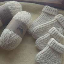 Шерстяные носочки для маленьких деток, ручная работа, в Казани