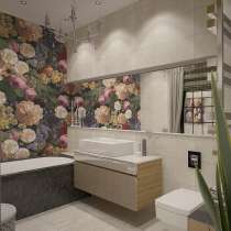 Ремонт ванной комнаты под ключ с дизайнером, в Москве