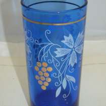 Стакан из богемского стекла Виноград (W742), в Москве