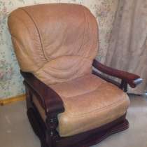 Кресло натуральное, кожаное, низкое, в Екатеринбурге