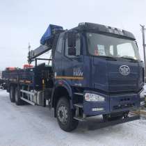 FAW CA 3250, J6P, 6х4 с КМУ HIAB 190TM-6, в Челябинске