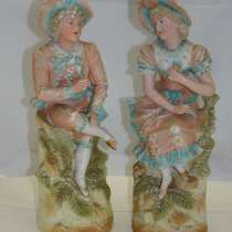 Фигурки статуэтки старинные пара (X220), в Москве